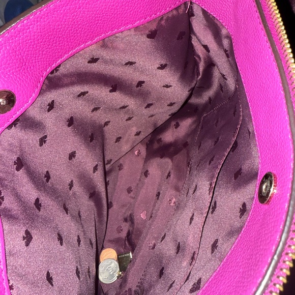Medium Fuschia Pebbled Leather Kate Spade - Picture 5 of 7